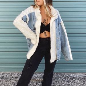 Women’s Sherpa Denim Jacket